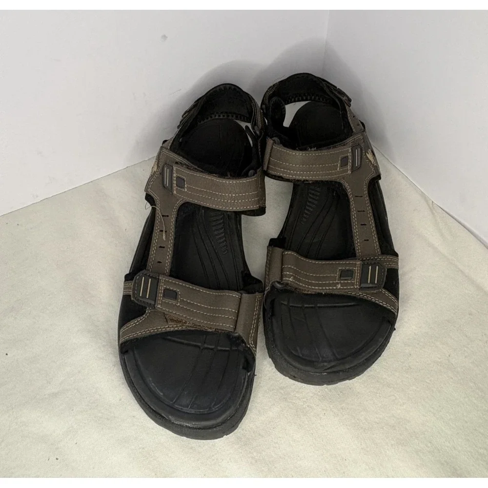Land Shark Sport Sandals Men's Size‎ 12 Hook-and-Loop Adjustable Strap Open Toe